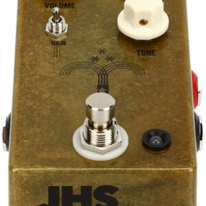 JHS Morning Glory V4 Transparent Overdrive Pedal with 3 Patch Cables