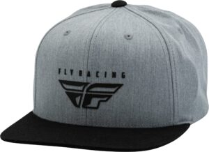 fly racing 351-0022 fly hill climb hat grey/black