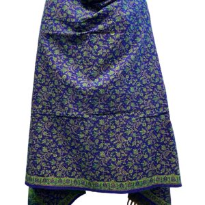 LUXURY BLUE GREEN FLORAL HANDMADE BLACK BEIGE FASHION Scarf Yak Wool comfortable soft scarf Shawl Blanket stole unisex Travel Wrap Meditation Soft gift for her