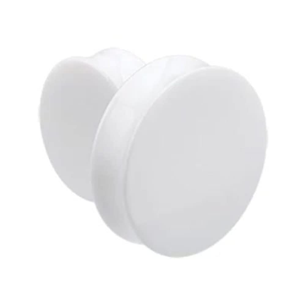 blue palm jewelry Pairs of LARGE Size Flat Face White Acrylic Double Flare Plugs Ears Gauge 28mm to 51mm E599A