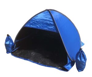 rxqnn small pop-up head tent portable beach shade with two sand bags, mini beach tent pet shade for dogs/cats