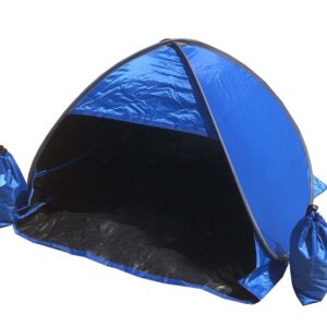 RXQNN Small Pop-up Head Tent Portable Beach Shade with Two Sand Bags, Mini Beach Tent Pet Shade for Dogs/Cats