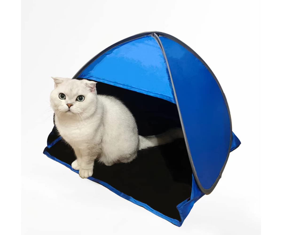 RXQNN Small Pop-up Head Tent Portable Beach Shade with Two Sand Bags, Mini Beach Tent Pet Shade for Dogs/Cats