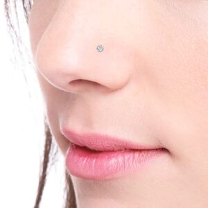 TOKRING Fake Nose Ring Hoop Fake Septum Nose Cuffs/ Studs Clip On Lip Ear Non Pierced Jewelry for Women Men Silver