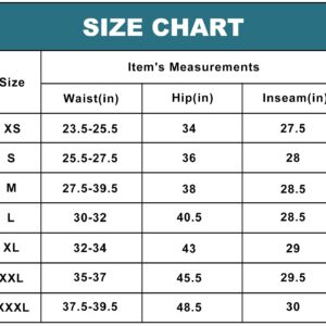 Libin Women's Hiking Leggings Hybrid Cargo Tights Casual Pants High Waisted Athletic Workout Travel Work Joggers, New Black L