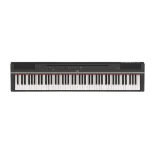 Yamaha P125A, 88-Key Weighted Action Digital Piano with Power Supply and Sustain Pedal, Black (P125AB)