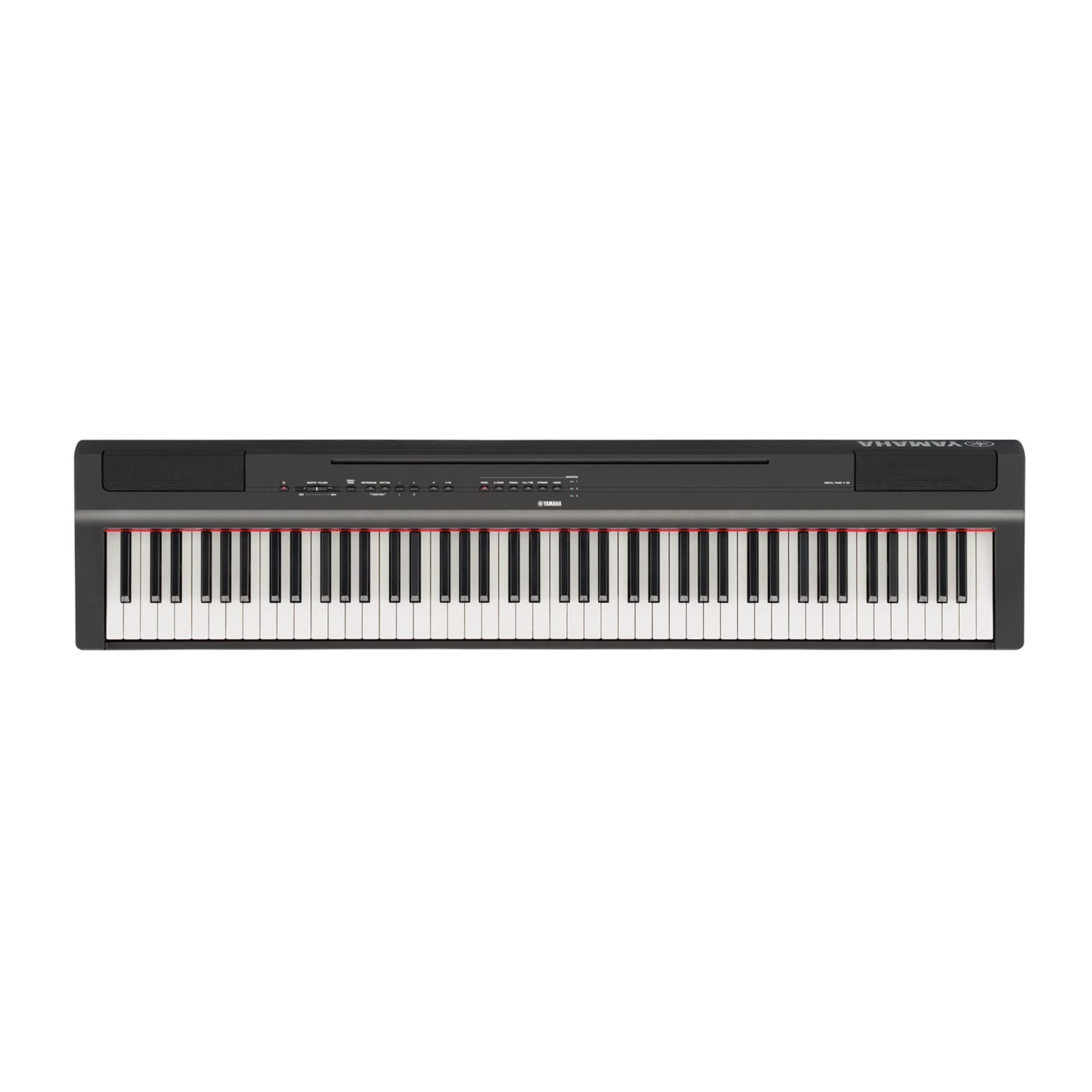 Yamaha P125A, 88-Key Weighted Action Digital Piano with Power Supply and Sustain Pedal, Black (P125AB)