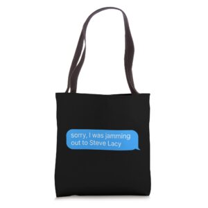 steve lacy merch tote bag