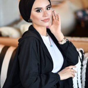 para life Dubai Turban-Turbans For Women-Hijab For Women|Hair Wraps-Head Wraps For Women|Hijab Undercap-Caps-Instant Hijab (Dubai Turban, Black)