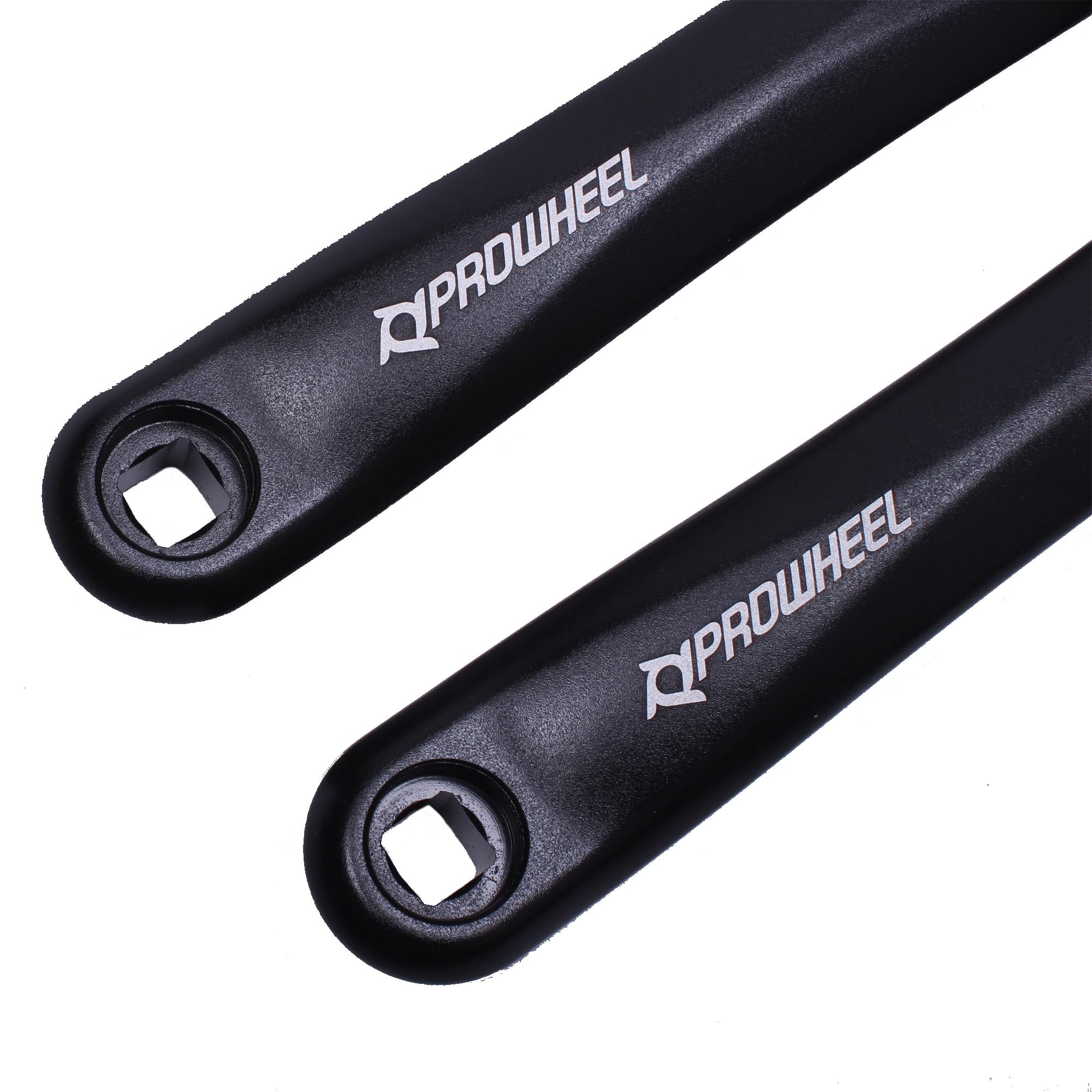 PROWHEEL Ebike Crank Arm Available in Square Hole,140MM/152MM/160MM/165MM/170MM/175MM Black Bike Crank Arm for Electric Bike,Mid Mounted Motor,Torque(1 Pair)