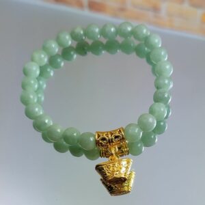 Heavens Tvcz Thai Jade Bracelet Women Good Luck Gems Real Ring Business Luck, MONEY ATTRACTION Bead Good Luck and Wealth Jewelry Adjustable Elastic