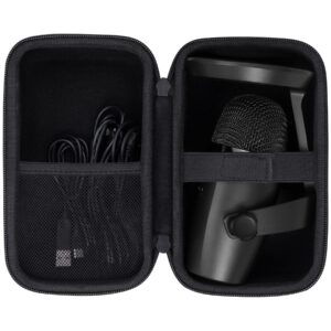 co2crea hard case replacement for logitech creators blue yeti nano usb microphone