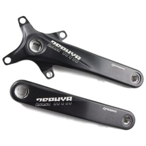 PROWHEEL Bike Crank Arm,Single Speed Square Taper Crankset,One Pair Universal 170MM 175MM Bicycle Forged Alloy 6061 T6 BCD 104MM Bike Crank Arms for Mountain Bike Road Bike