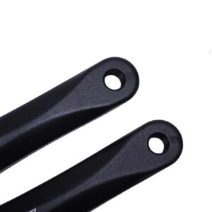 PROWHEEL Ebike Crank Arm Available in Square Hole,140MM/152MM/160MM/165MM/170MM/175MM Black Bike Crank Arm for Electric Bike,Mid Mounted Motor,Torque(1 Pair)