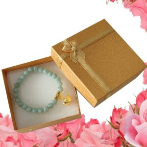 Heavens Tvcz Thai Jade Bracelet Women Good Luck Gems Real Ring Business Luck, MONEY ATTRACTION Bead Good Luck and Wealth Jewelry Adjustable Elastic