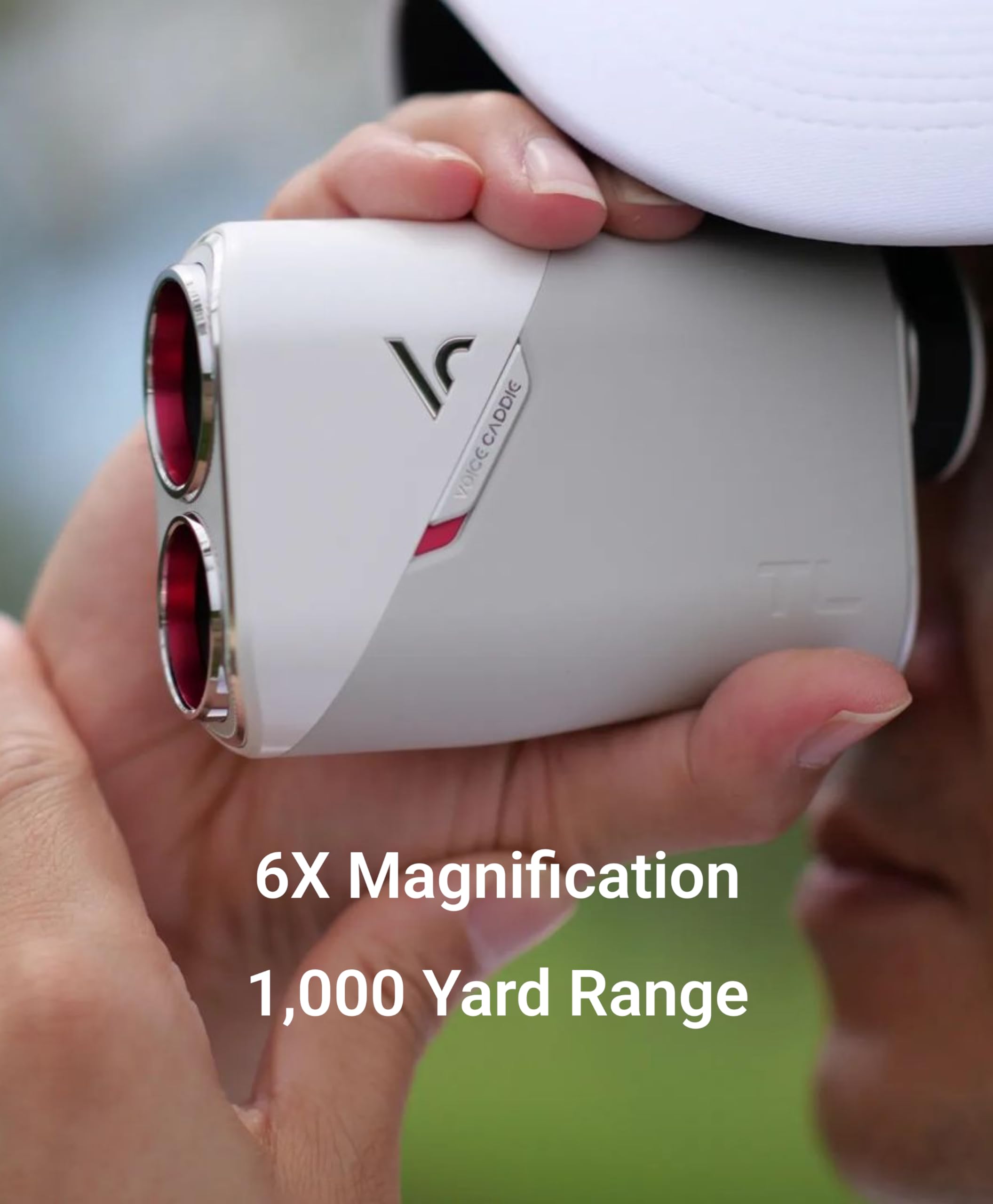 Voice Caddie TL1 Golf Range Finder | Golf Laser Rangefinder with Slope & Magnet | Must Have Golf Accessories