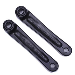 PROWHEEL Ebike Crank Arm Available in Square Hole,140MM/152MM/160MM/165MM/170MM/175MM Black Bike Crank Arm for Electric Bike,Mid Mounted Motor,Torque(1 Pair)