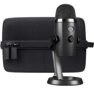 co2CREA Hard Case Replacement for Logitech Creators Blue Yeti Nano USB Microphone