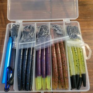 Wacky Rig/Neko Rig Kit with Made in USA soft plastics