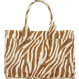 Vince Camuto Orla Tote, Jute Zebra, One Size