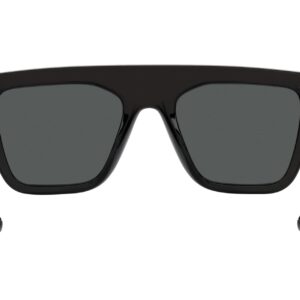 Versace Man Sunglasses Black Frame, Dark Grey Lenses, 53MM