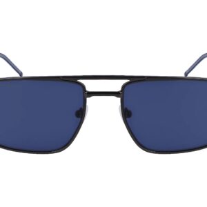 Lacoste Men's Sunglasses L255S - Matte Dark Grey with Solid Blue Lens