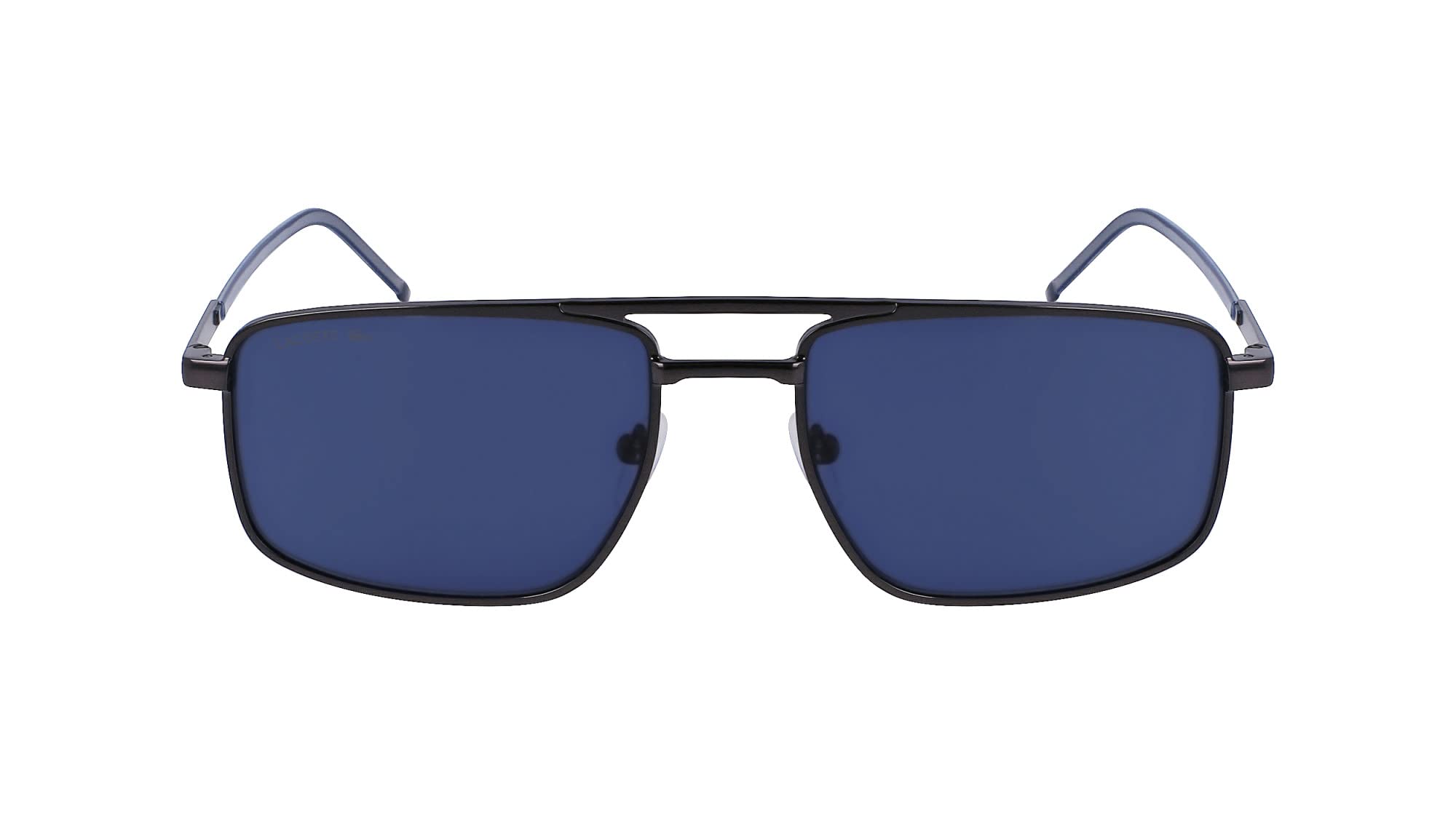 Lacoste Men's Sunglasses L255S - Matte Dark Grey with Solid Blue Lens