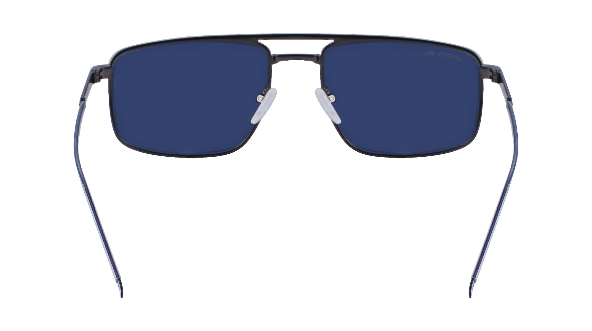 Lacoste Men's Sunglasses L255S - Matte Dark Grey with Solid Blue Lens