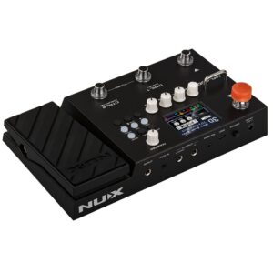 NUX MG-400 Multi Effects Pedal, Amp Modeling, 512 samples IR, 10 Independent Moveable Signal Blocks