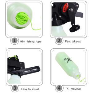 ocairnry Bowfishing Reel Archery Spincast Reel Bowfishing Tool Accessories with 40m Rope for Recurve Bow Compound Bow