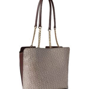 Calvin Klein Finley Tote Mini Tx Almond/Taupe/Brunette One Size