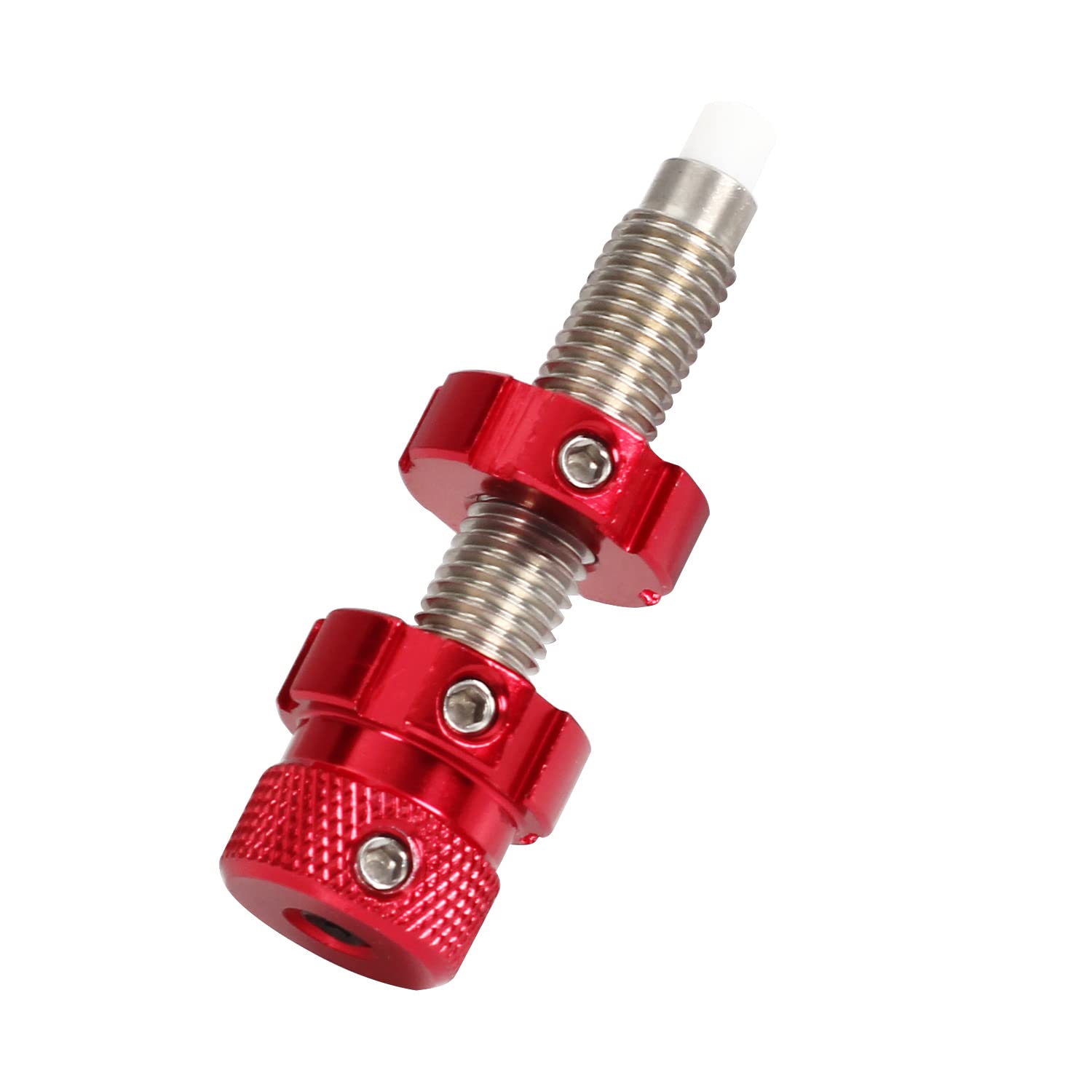 FENJANER Archery Cushion Plunger Screw-in Pressure Button for Recurve Bows Outdoor Shooting Accessories (Red)