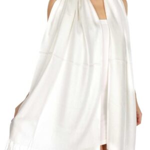 SERENITA Pashmina Shawls Wraps for Women. Dress Cover Up Formal. Cashmere Feel Wrap for Evening Dress.