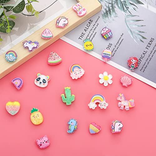 NEWITIN 30 Pairs Magnetic Stud Earrings for Girls Clip on Earrings Hypoallergenic Earrings Non Piercing Girls Earrings Cute Magnetic Earrings for Kids Women