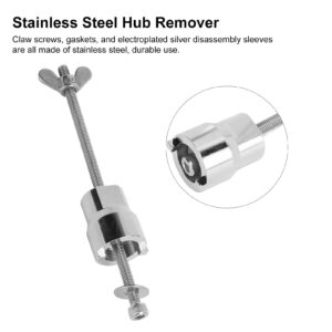 BuyWeek Bike Hub Removal Tool, Stainless Steel Bicycle Hub Remover Universal Bike Hubs Install Disassemble Tool for Mountain Road Bike