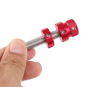 FENJANER Archery Cushion Plunger Screw-in Pressure Button for Recurve Bows Outdoor Shooting Accessories (Red)