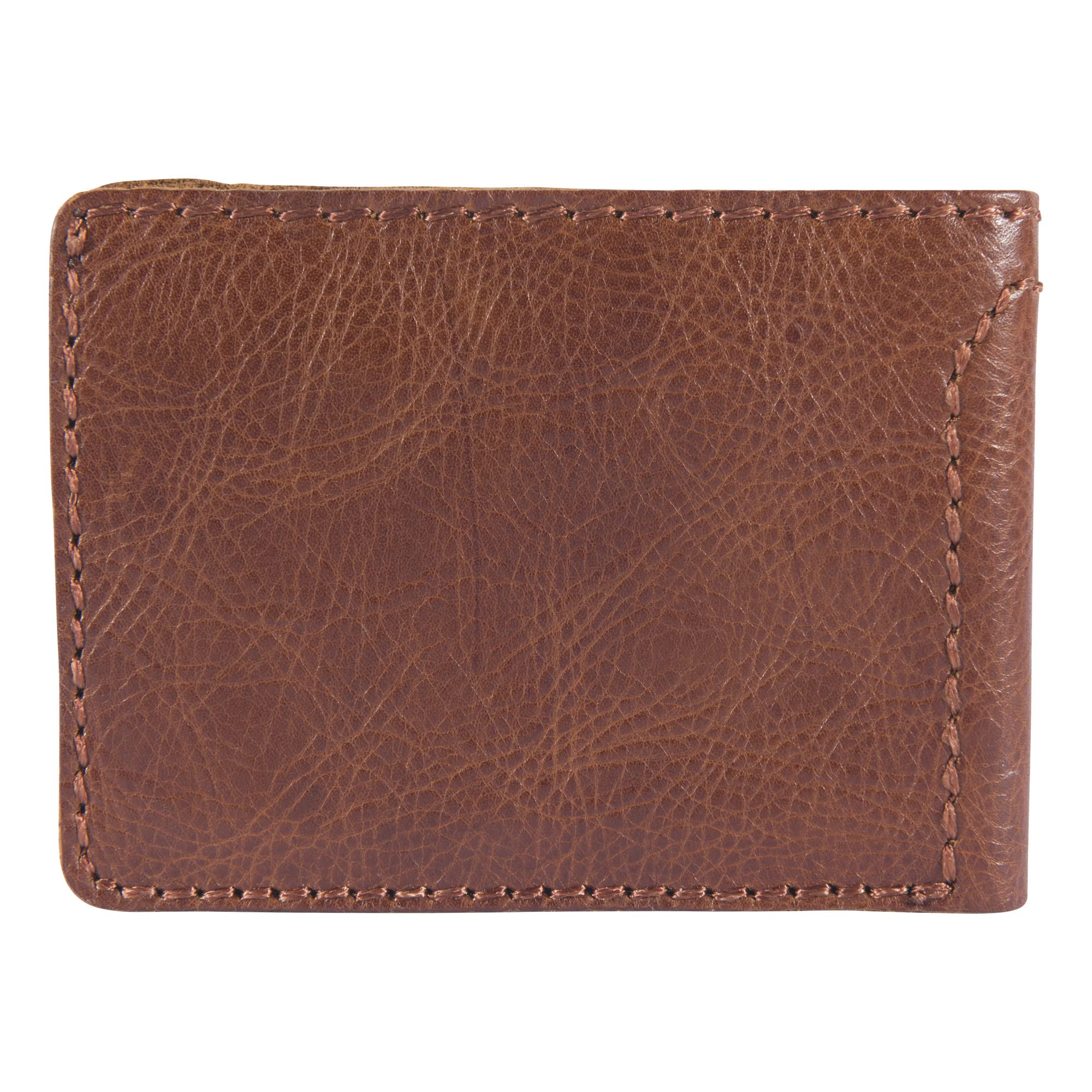 Carhartt Men's Rugged Patina Leather Wallets, Available in Multiple Styles and Colors, Brown (Bifold), One Size