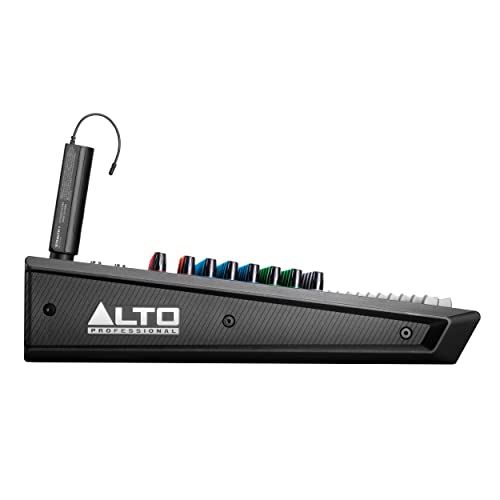 Alto Professional Stealth 1 - Mono UHF XLR Wireless Audio System, Transmitter and Receiver for Powered Speakers, Mixers and Dynamic Microphones,black