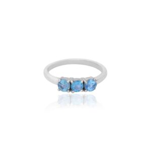 RKGEMS Blue Topaz Fancy Ring, 925 Sterling Silver Ring, Dainty Handmade Ring, Solitaire Rings, Natural Topaz Gemstone Ring, Birthday Gift Ideas (8)