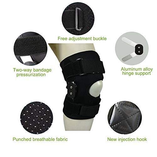 Knee Braces for Knee Pain Arthritis Adjustable Breathable Support Knee Pad Brace, Orthopedic Stabilizer Support, Joint Orthosis Ligament Injury Splint Sport Knee Pads