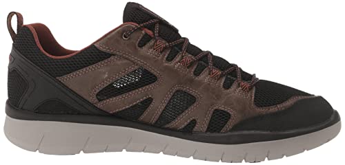 ALLROUNDER by MEPHISTO Men's Moment Sneaker, Dark Brown, 10.5