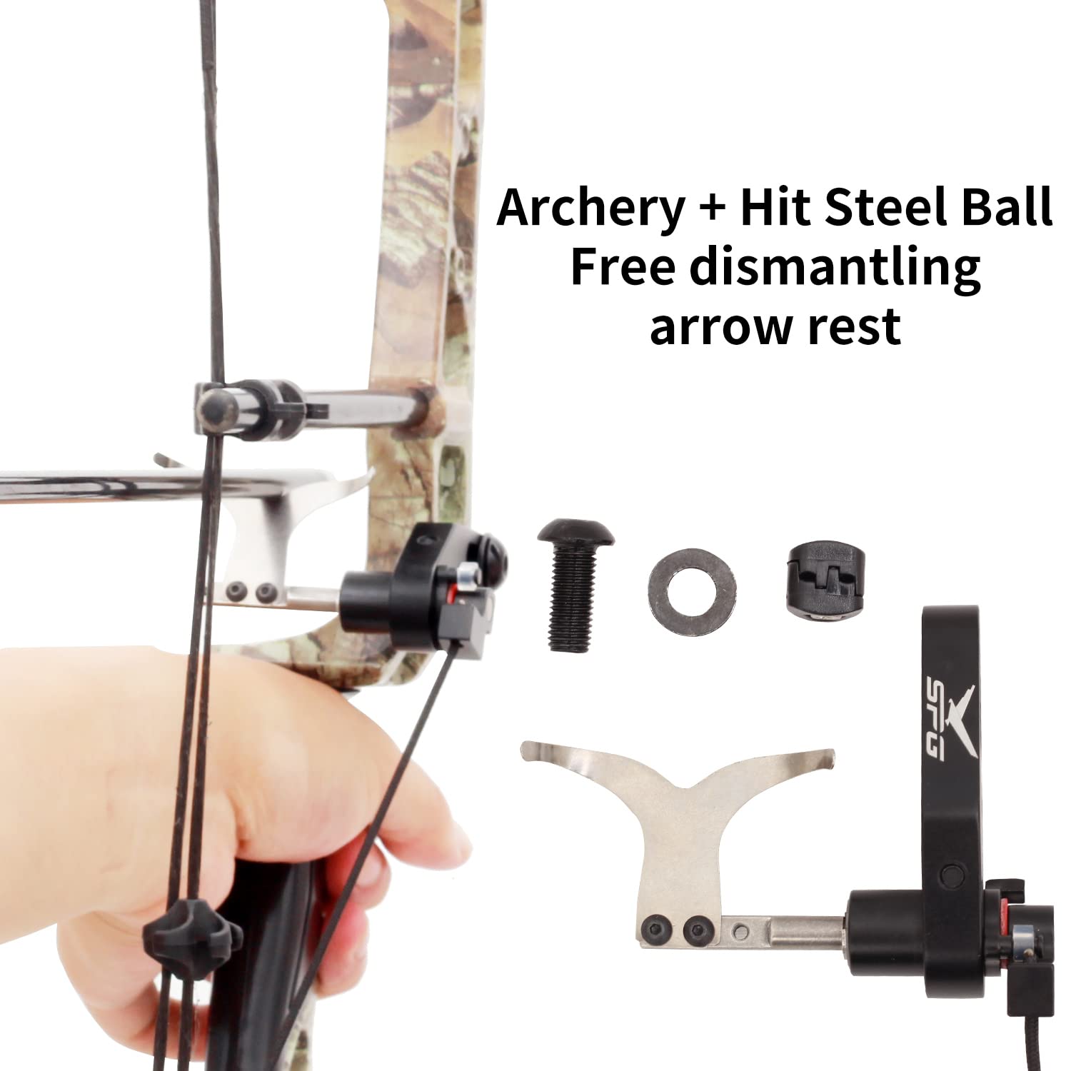 FENJANER Archery Drop Away Arrow Rest-Bow Rest Right Hand for Compound Bow Hunting