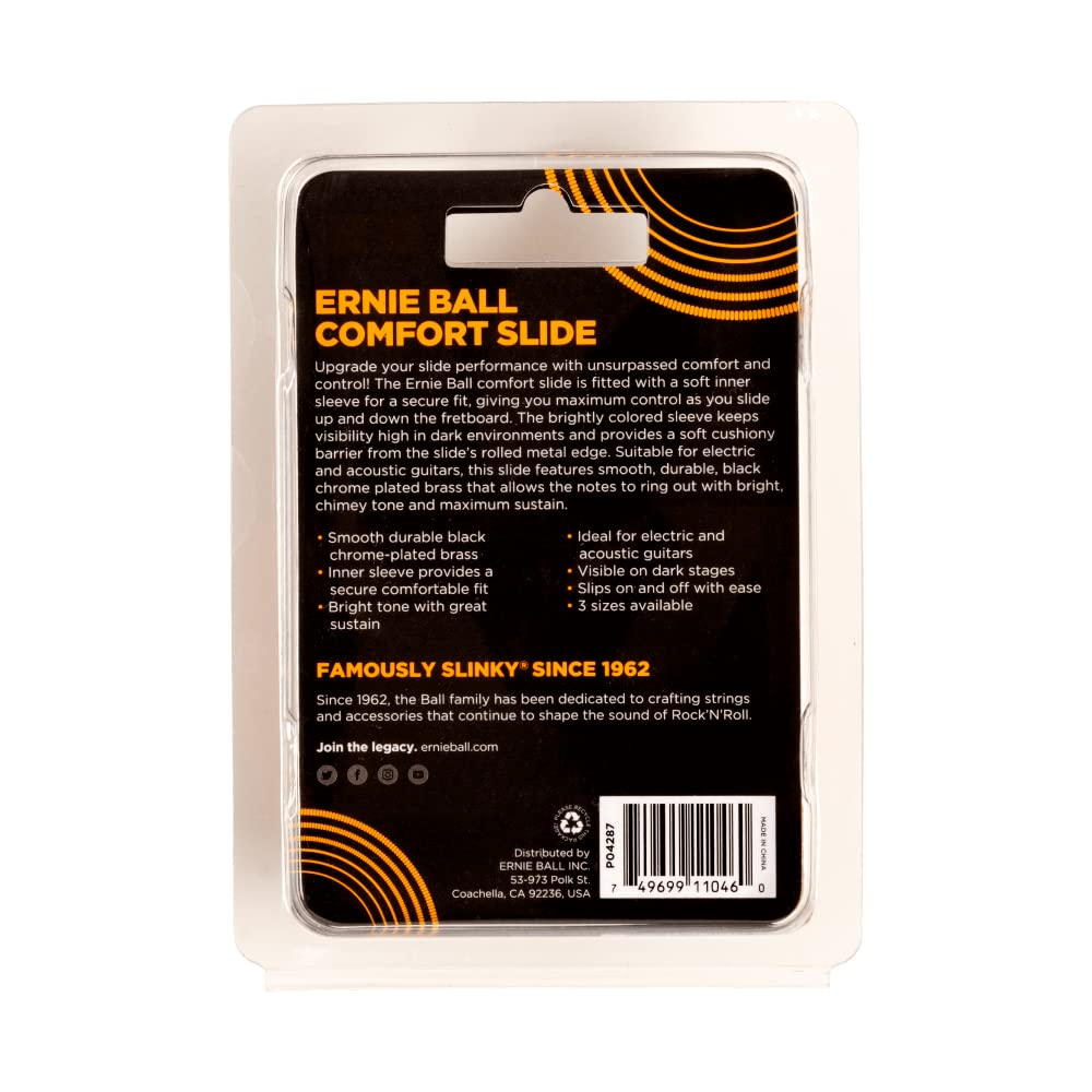 Ernie Ball Comfort Slide Guitar Slide, Small (P04287)