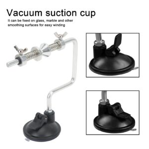 Fishing Line Spooler, Portable Adjustable Aluminum Fish Line Winding Tool Machine Spool with Sucking Cup