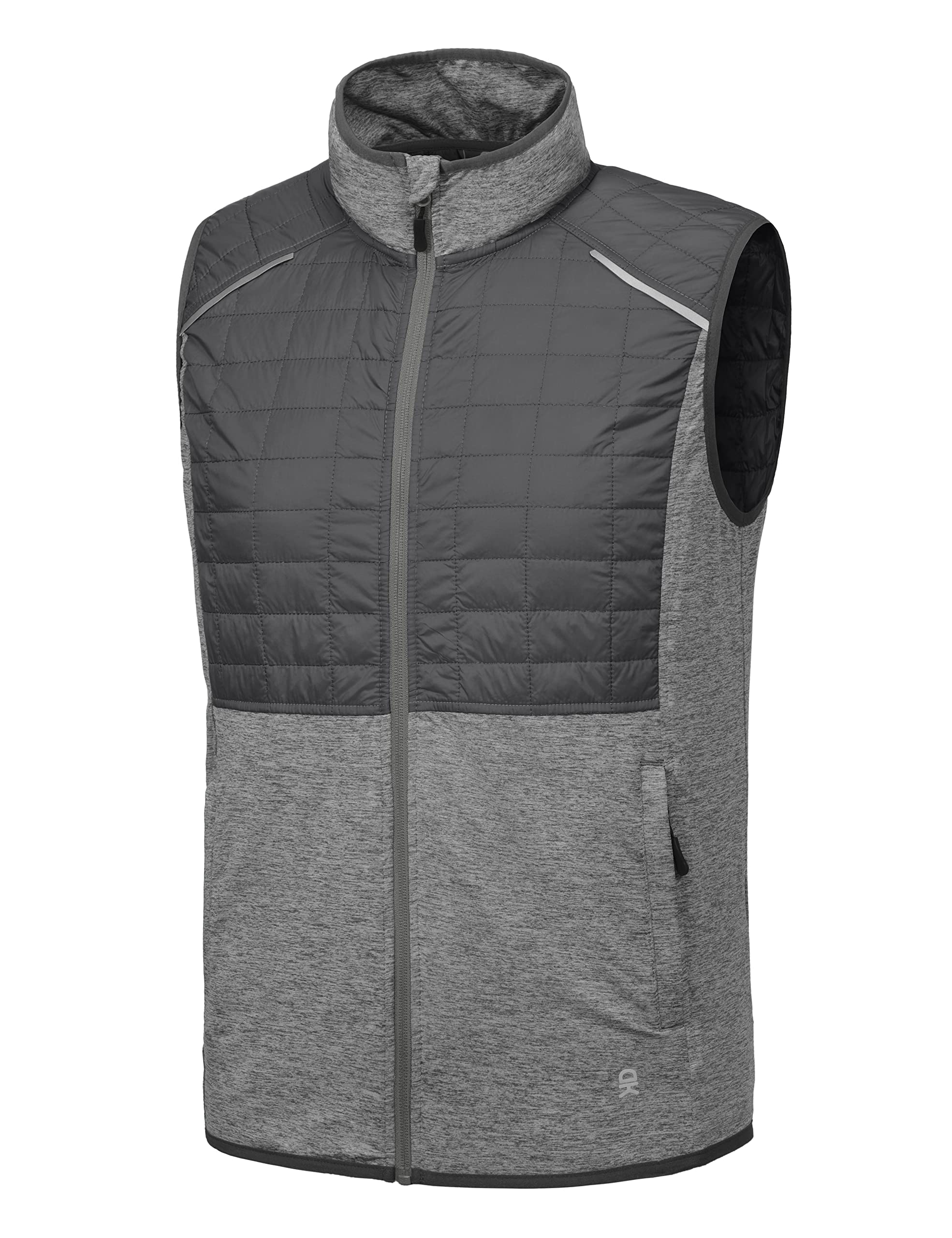 Little Donkey Andy Men's Lightweight Golf Vest Gray 2XL