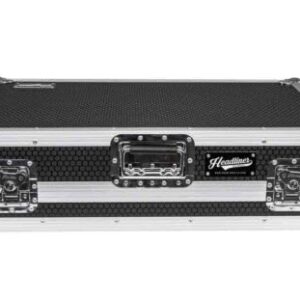 Headliner Low Profile Flight Case with Wheels, Compatible with XDJ-RX3, Black (HL10006)