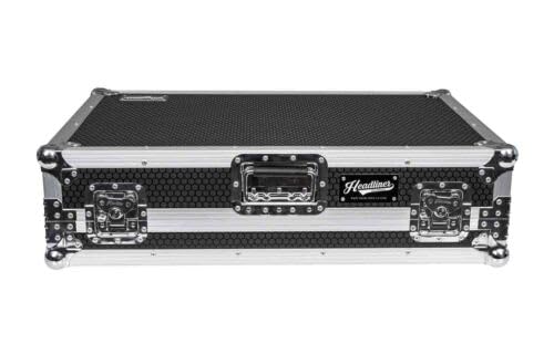 Headliner Low Profile Flight Case with Wheels, Compatible with XDJ-RX3, Black (HL10006)