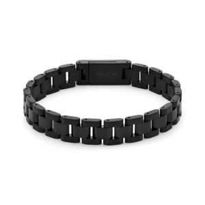 MVMT Women's Profile Stainless Steel Black Bracelet