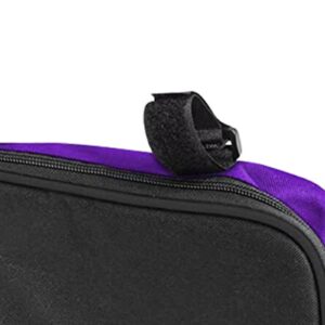 rockible Bike Bag Triangle for Mountain, Beach, Or Road Bikes Front Handlebar Bag, Dark Purple