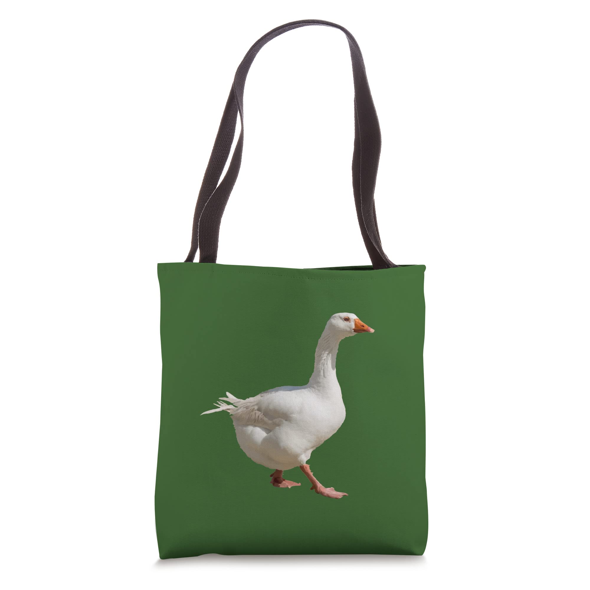 Duck On Land Walking Vector Art Cut Out Tote Bag